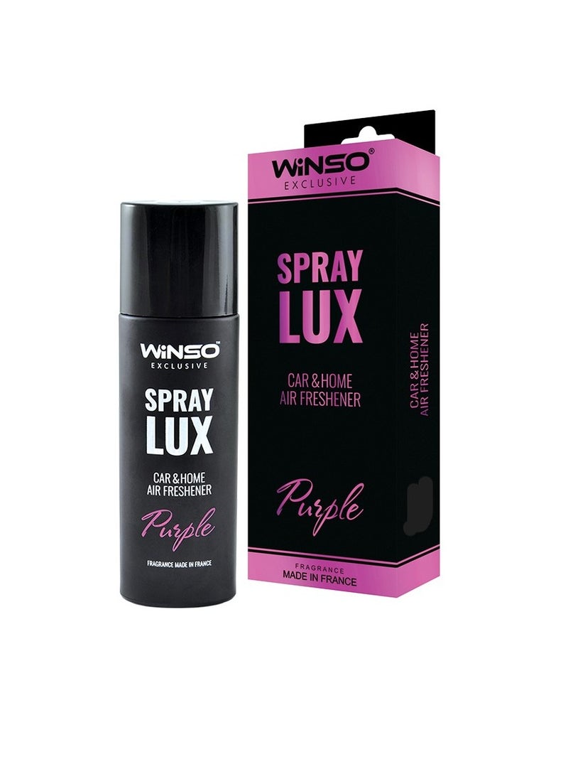 WINSO - Car Air Freshener Exclusive Lux Spray purple a Fragrance With an exotic and enchanting Aroma. Fragrance is made in France c20 - Image 1