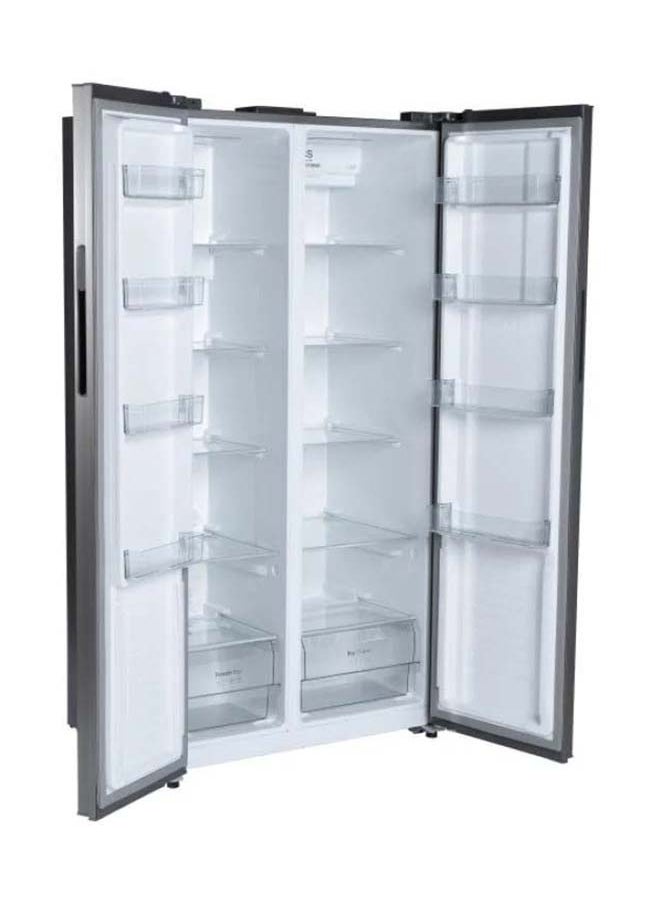 amax - Amax side-by-side refrigerator, 18.4 cubic feet capacity - silver - HSBS19AX - Image 1