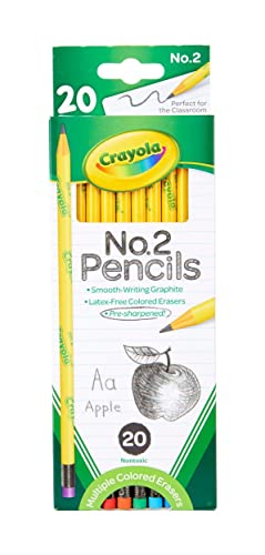 Crayola Number 2 Pencils, Classroom Supplies, 20 Count - Image 4