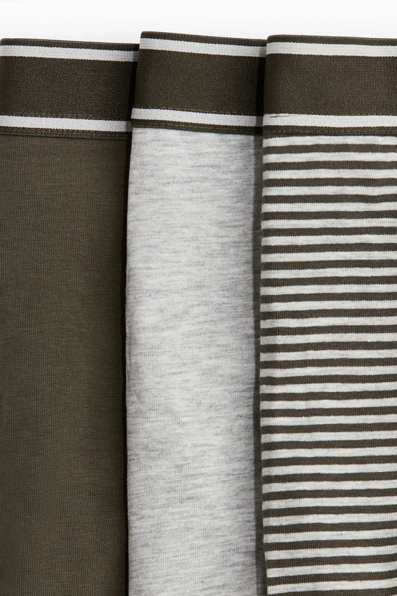 اتش اند ام سراويل ترانك قطنية - عبوة من 3 قطع