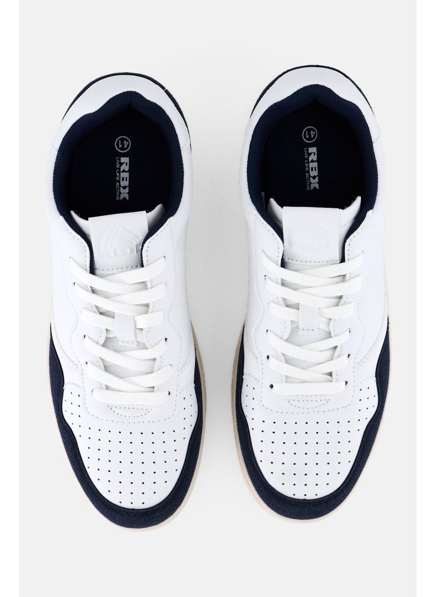 RBX - Men Lace Up Sports Shoes, White - Image 1