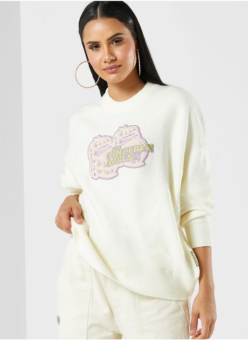 FINGERCROXX - Logo Sweatshirt - Image 1