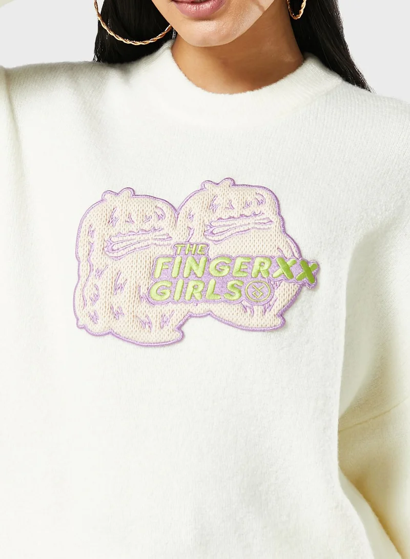 FINGERCROXX Logo Sweatshirt