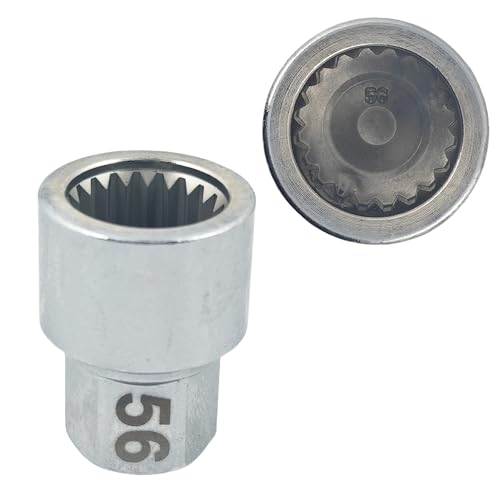 AAAWZDWD #56 for Porsche Wheel Locking nut Key Replacement Compatible with Porsche Boxster 911 Cayenne Macan Anti-Theft Lug Nut Removal Tool - Image 1