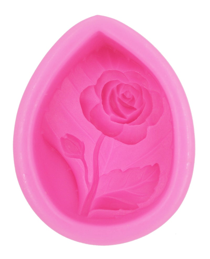 Longzang Rose Mould S374 Art Silicone Soap Craft DIY Handmade Candle Molds - Image 2
