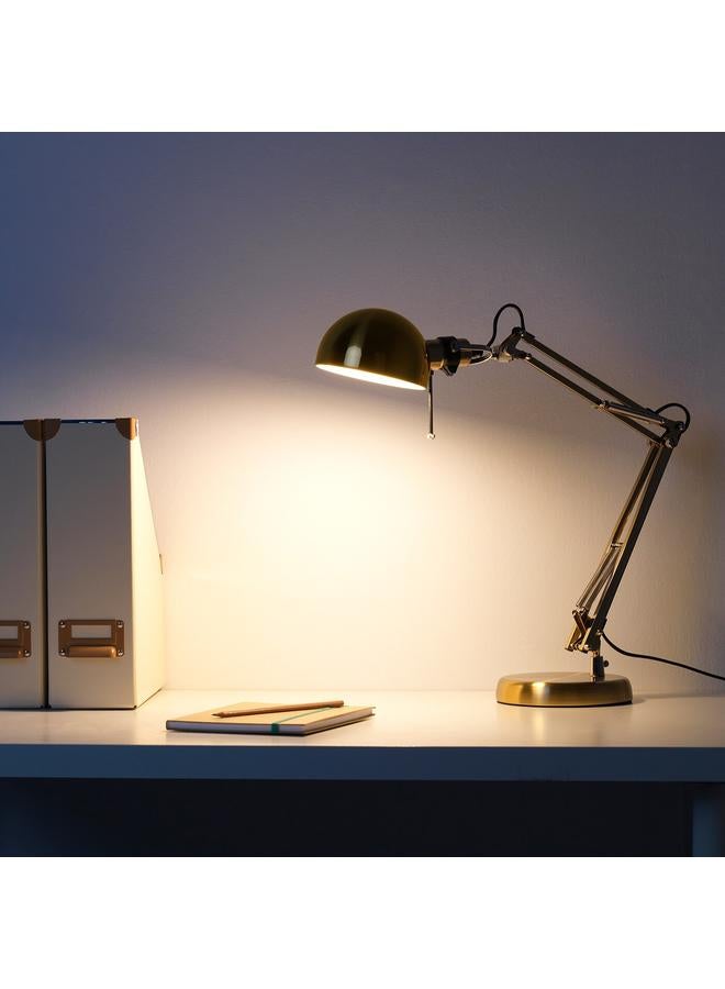 Zaboon Work Lamp, Brass-Colour - Image 2