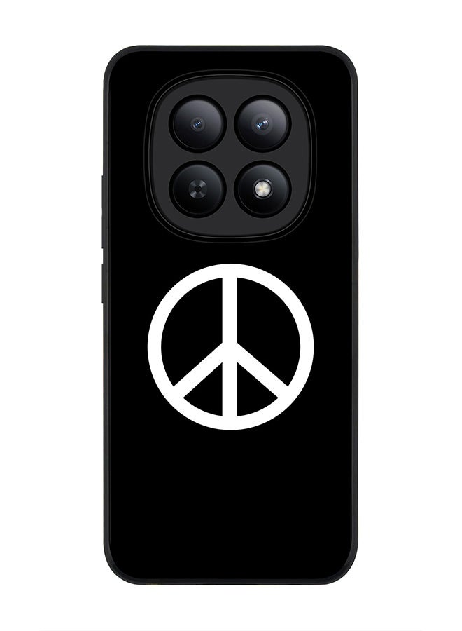 For Xiaomi Redmi Note 15 5G / Poco M8 Case,Slim fit Camera Protection, Shockproof Thin Phone cover  - Peace Sign