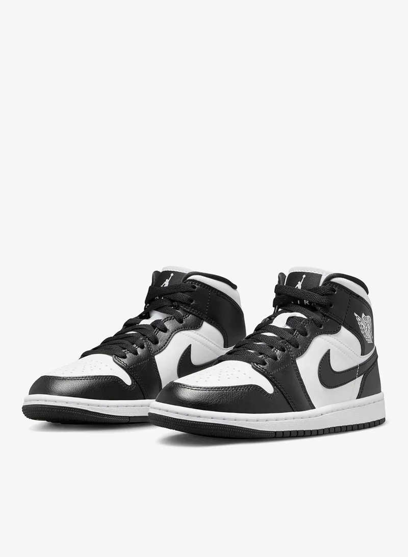 Jordan WHITE/BLACK-WHITE Air Jordan 1 Mid for Women | Best Price UAE