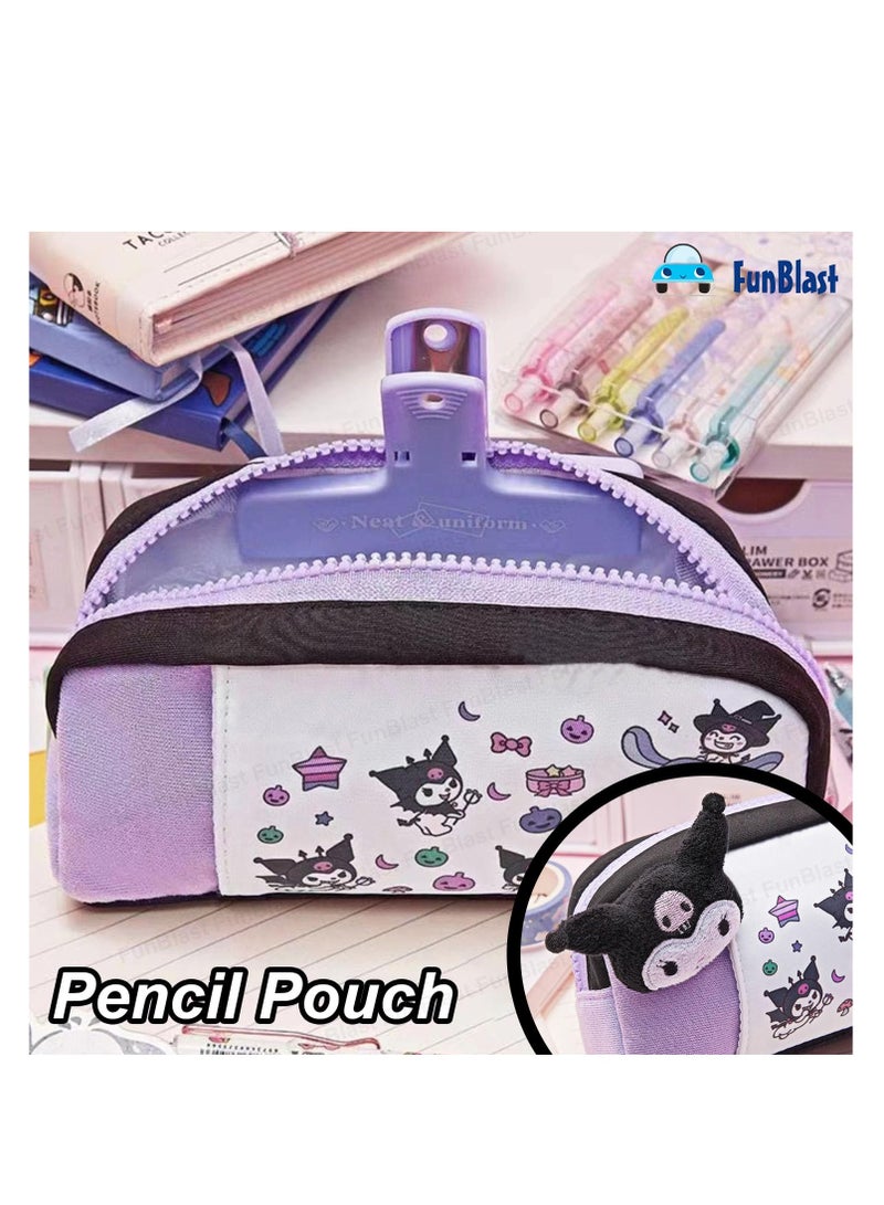 FunBlast Pencil Pouch for Girls – Cute Pouch for Girls, Multipurpose Zipper Pouch, Aesthetic Pouch for Girls, Kawaii Pencil Case - Image 4