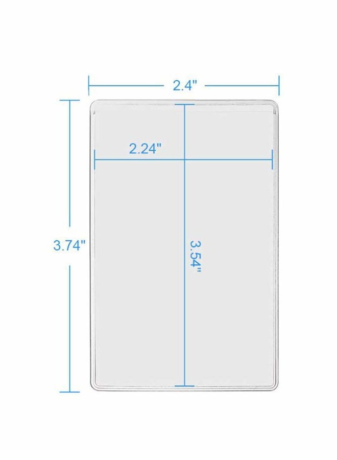 SdeFe Waterproof New Medicare Card Holder Protector Sleeve for Credit Card License ID Business Card and Social Security Card Protector,6 Pack - Image 3