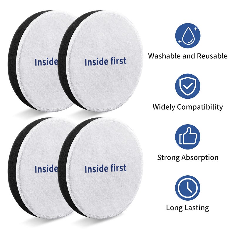 KEEPOW KEEPOW Vacuum Filters for Eureka, Power Speed Vacuum Filters Replacement for Eureka NEU182A, NEU182B, NEU280, NEU180, NEU181, NEU188, NEU202 Bagless Upright Vacuum Cleaner, Part E0202 (4 Pack)  - Image 3