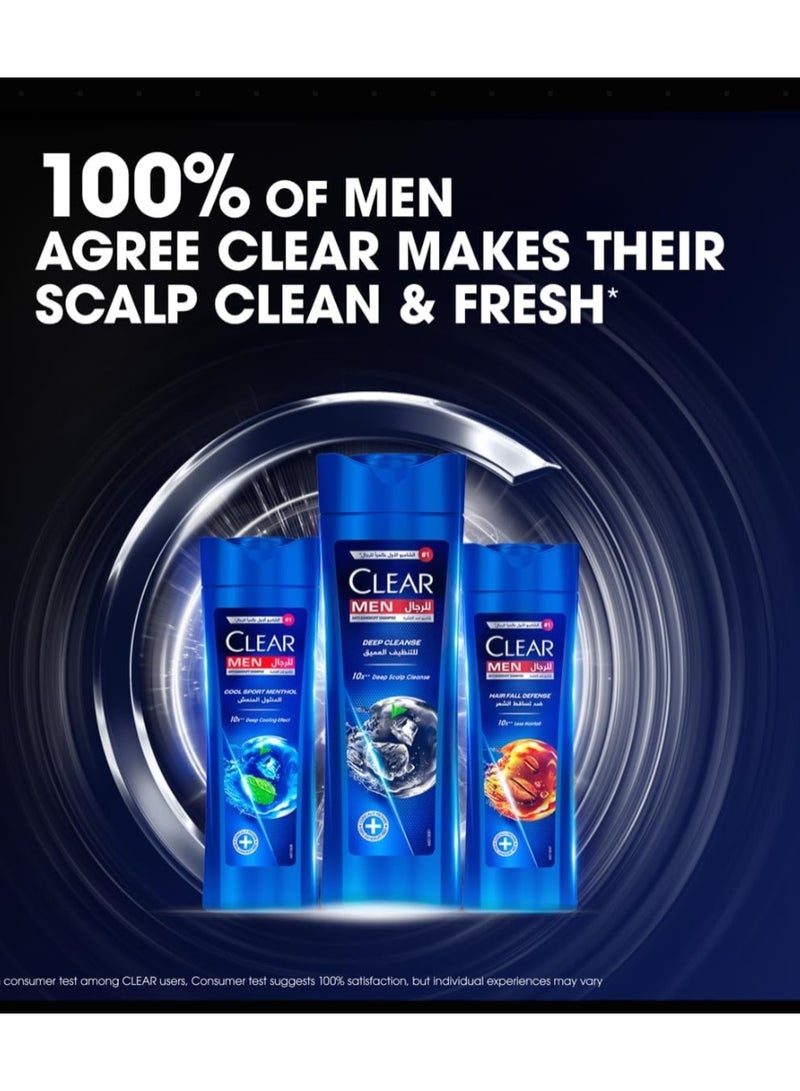 Clear Deep Cleanse Shampoo for men, anti dandruff 190 ml - Image 3