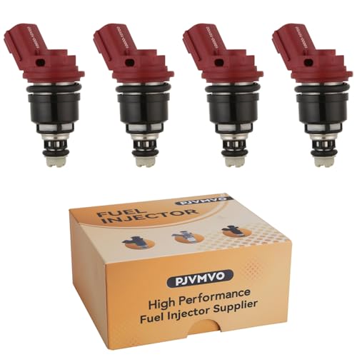 Pjvmvo 1990s MotorKA24 SR20 Fuel InjectorsCompatible withNissan 24 Altima 240SX 19931999Sentra 200SX 20L 19911999Compatible withInfiniti 20 G20 4 Holes Set of 4 - Image 1