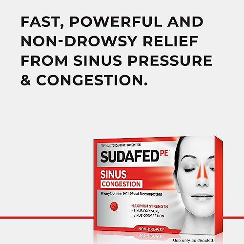Sudafed أقراص سودافيد بي لتخفيف احتقان الجيوب الأنفية، أقصى قوة، غير مسبب للنعاس، 10 ملغ، فينيل إفرين HCI، مزيل احتقان للضغط في الجيوب الأنفية واحتقان الأنف بسبب البرد أو الحساسية، 36 حبة - Image 5