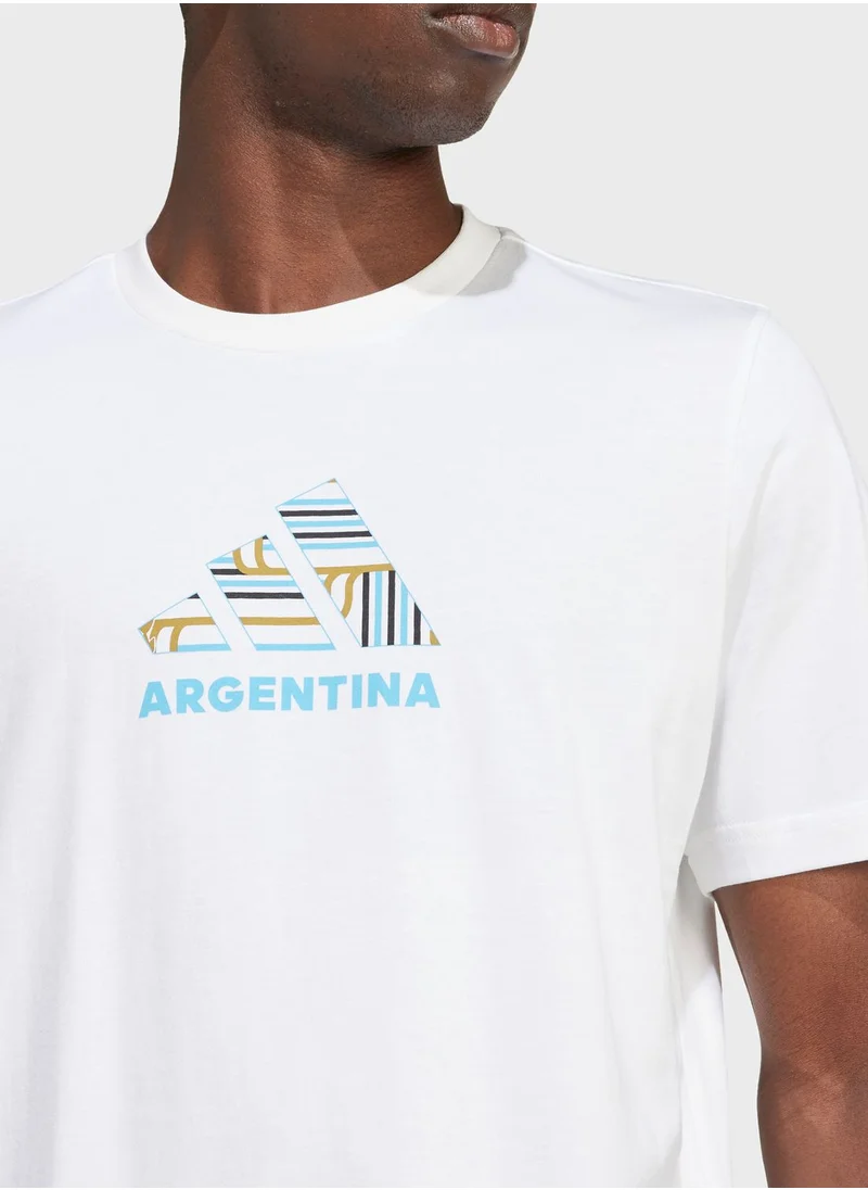 Adidas Argentina Fan Graphic T-Shirt
