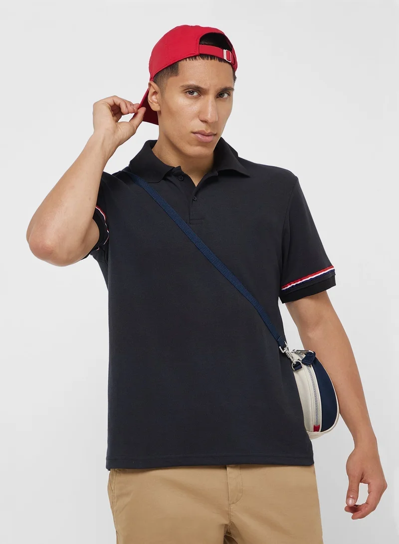 سفنتي فايف تيشيرت بولو كاجوال