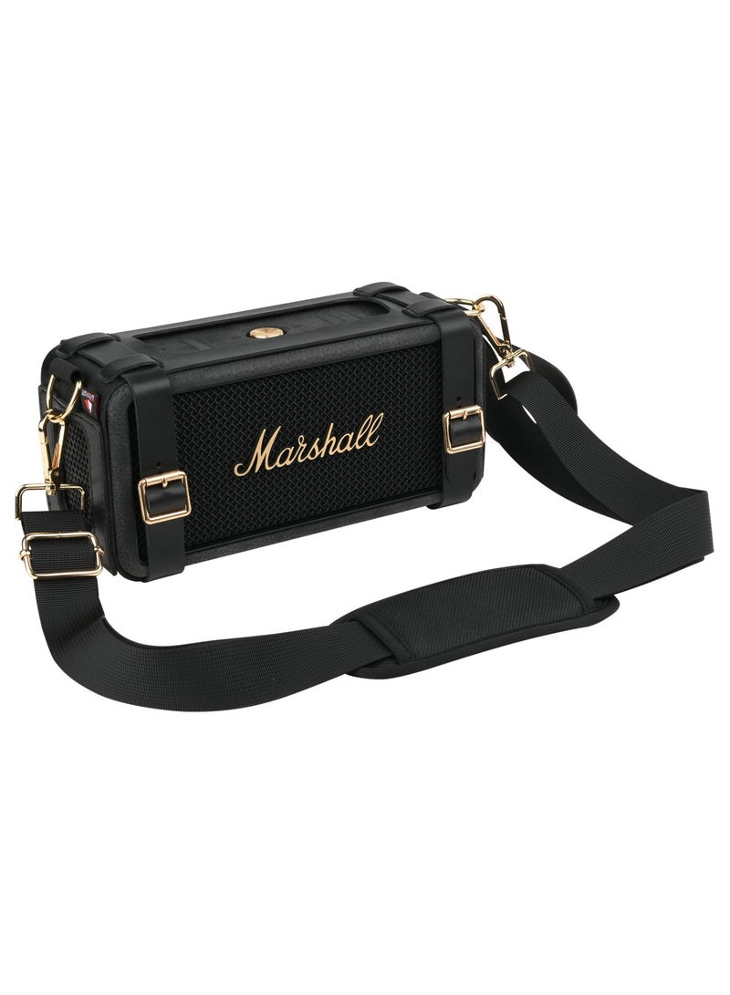 PU Travel Carrying Strap Case for Marshall Middleton Portable Bluetooth Speaker with Shoulder Strap Protective Cover Replacement Strap Carrying Pouch for Marshall Speaker  - Image 2