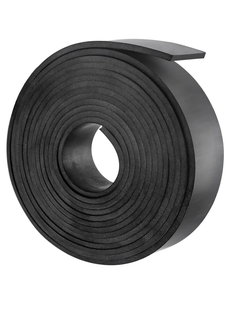 Generic Rubber Sheet Neoprene Rubber Strips, Solid Rubber Rolls for DIY Gaskets, Crafts, Pads, Flooring Protection, Supports, Leveling, Anti-Vibration, Anti-Slip, Easy to Cut  - Image 1
