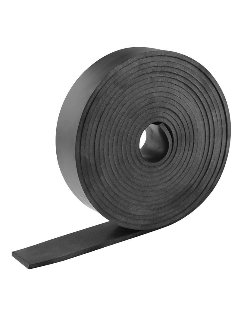 Generic Rubber Sheet Neoprene Rubber Strips, Solid Rubber Rolls for DIY Gaskets, Crafts, Pads, Flooring Protection, Supports, Leveling, Anti-Vibration, Anti-Slip, Easy to Cut  - Image 3