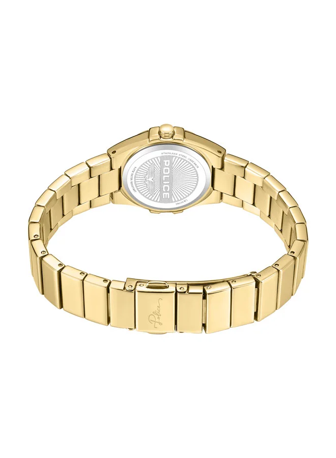 POLICE Women's Women's Cosmos Watch with White Mother-of-Pearl Dial & 316L Stainless Steel Bracelet