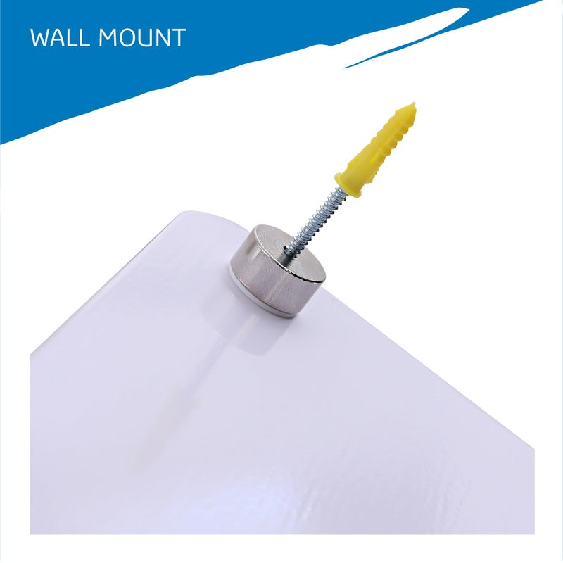 Iceberg Clarity Glass Personal Dry Erase Board, Office Supplies, with Ultra-White Back and Aluminum Frame, 9" x 12" - Image 2