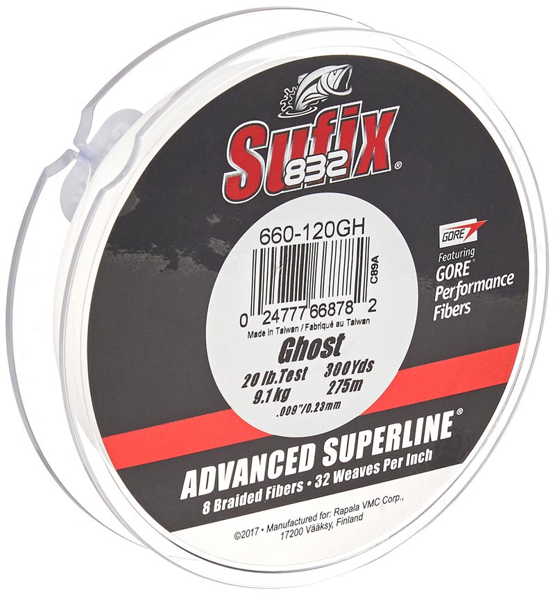 Sufix 832 Braid 20 lb Ghost 300 yards - Image 4