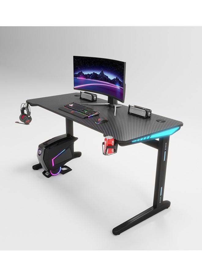 NKX Ergonomic Gaming and Computer Desk with LED Lights 120 CM  - Image 3