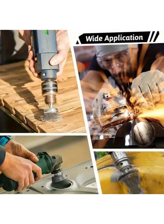 5pcs 2 Inch Drill Brushes Heavy Duty Wire Cup Wheel For Rust Removal And Paint Stripping - Image 4