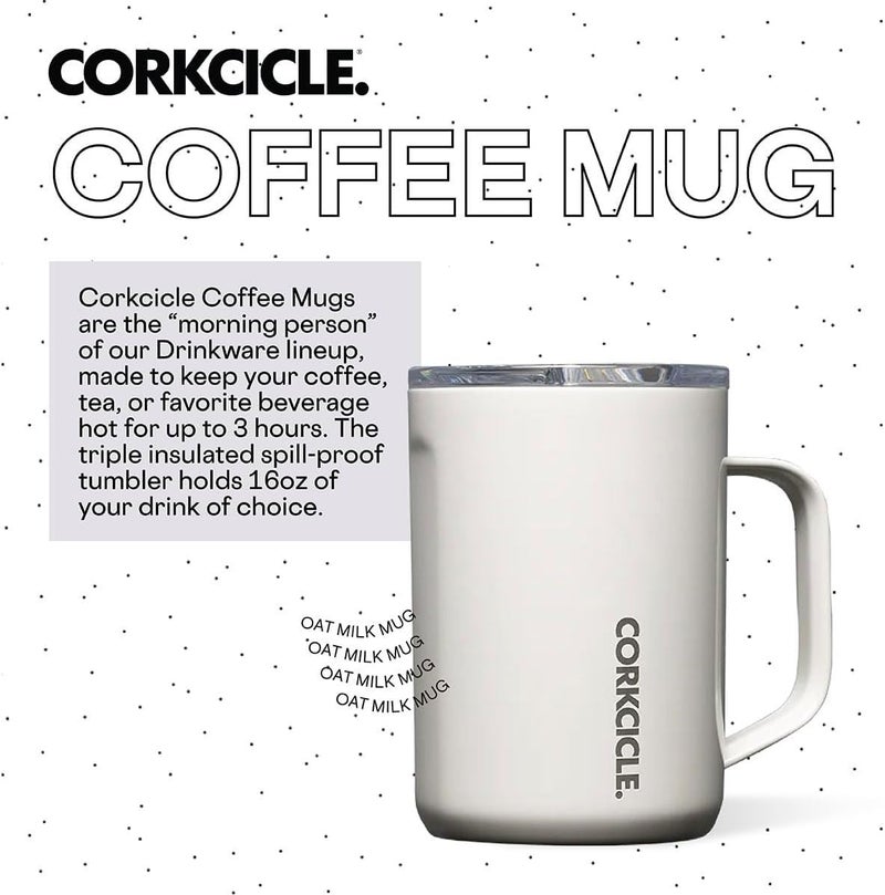 CORKCICLE Insulated Mug 470ml Oat Milk - Image 2