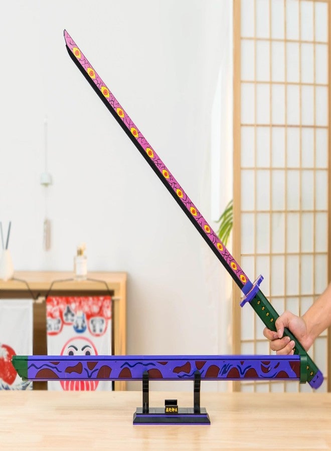 TOY PLAYER مجموعة بناء سيف كوكوشيبو من أنمي قاتل الشياطين، متوافقة مع ليغو، مجموعة مكعبات بناء كاتانا، هدية للكبار - Image 5