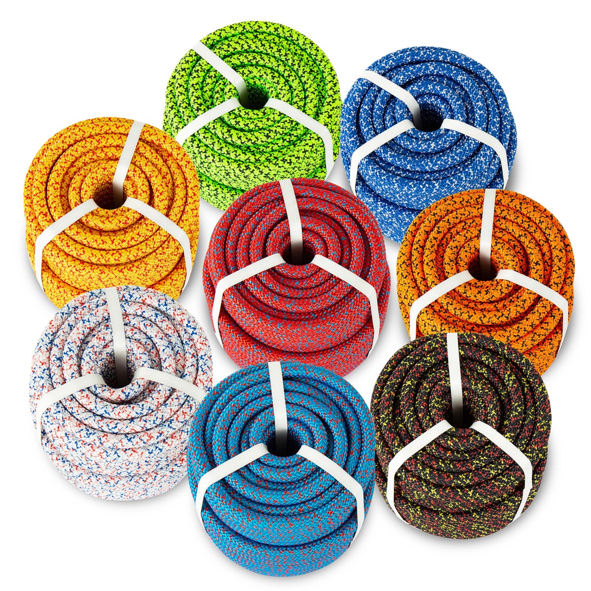 Zeluga Zeluga 15133 12in x 125ft Double Braided Arborist Rope 7200 Lb ...