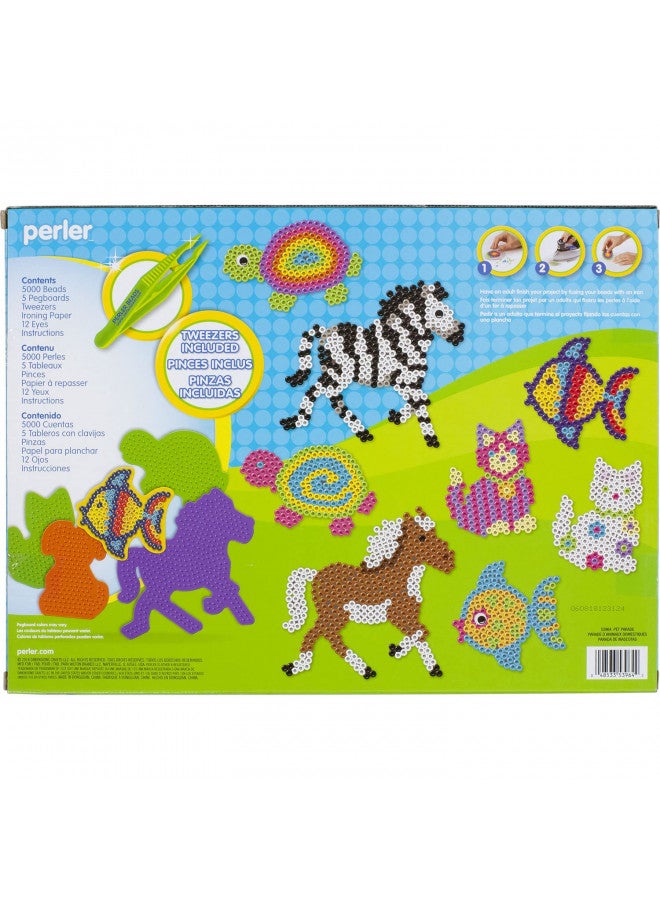 Perler Pet Parade Deluxe Fuse Bead Craft Activity Kit, 5020 pcs - Image 2