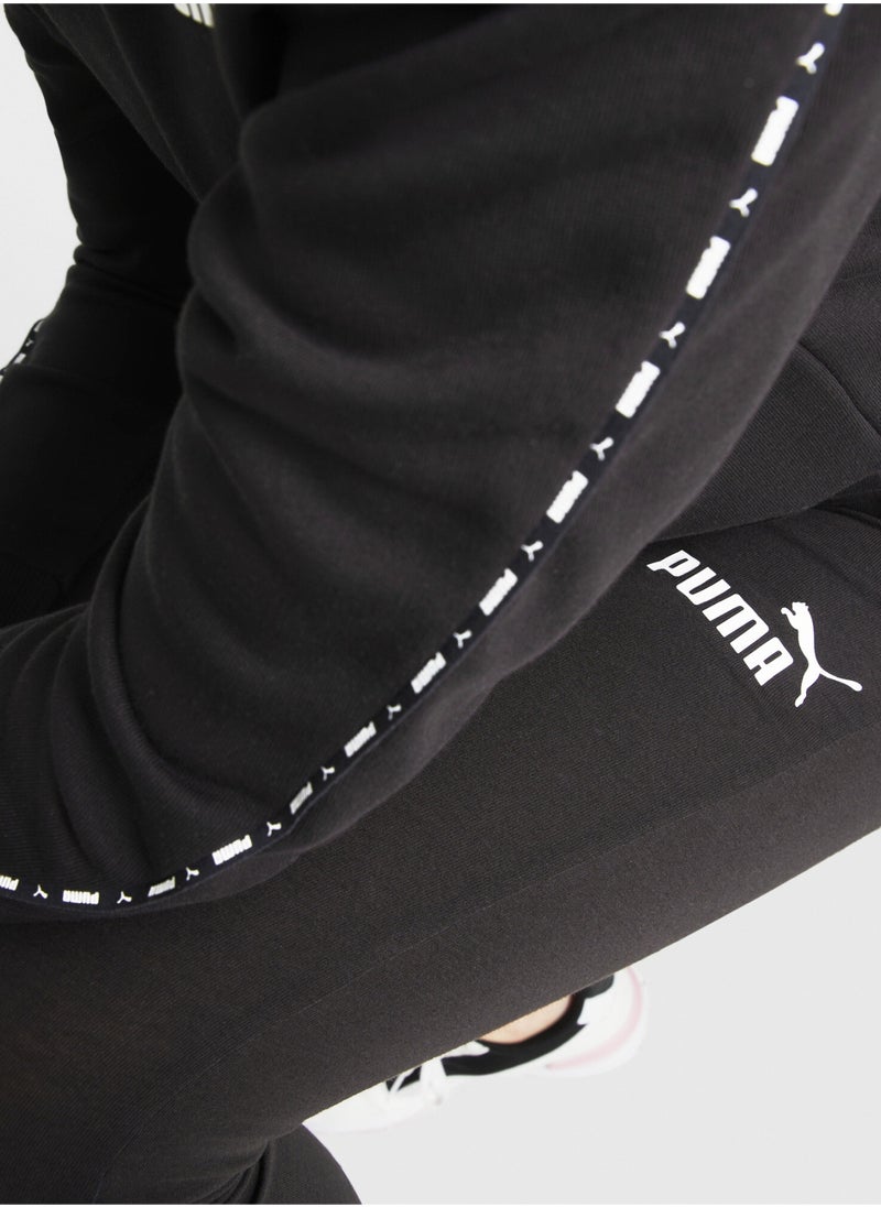 بوما بنطال ضيق PUMA Power Tape للشباب بطول 7/8  - Image 2
