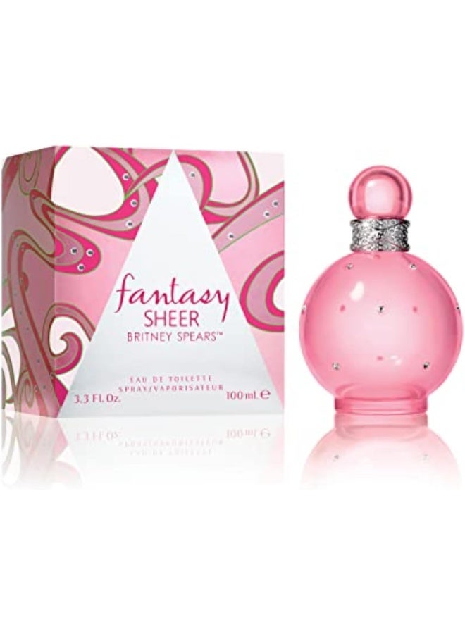 Britney Spears Fantasy Sheer Eau de Toilette Spray, Perfume for Women - Image 1