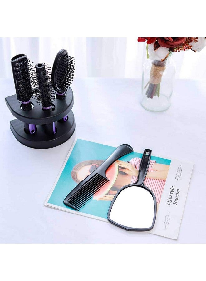 Zoestar 5Pcs Hair Brush And Comb Set For Women And Men (Apurple) - Image 4