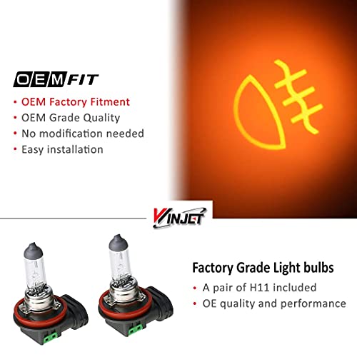 Winjet Compatible with [2014 2015 2016 Toyota Corolla] Driving Fog Lights + Switch + Wiring Kit - Image 3