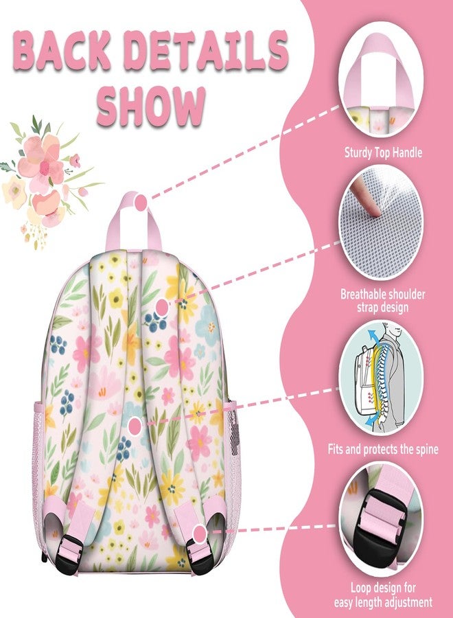 QXWREL backpack for men women, Floral, 15H, Cute - Image 5