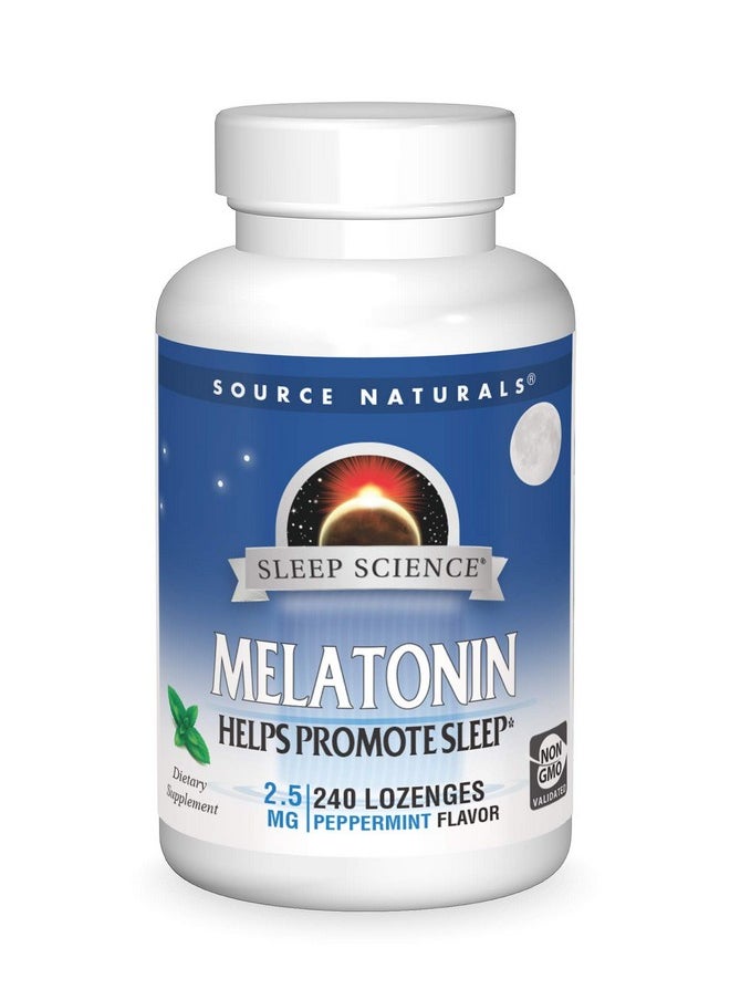 Source Naturals Melatonin, Sleep Supplement, 2.5 mg - 240 Peppermint Flavored Lozenges - pzsku/Z08DE12E2B5990C378793Z/45/_/1739864472/e7fca738-8342-4339-82ba-9548275ba12f