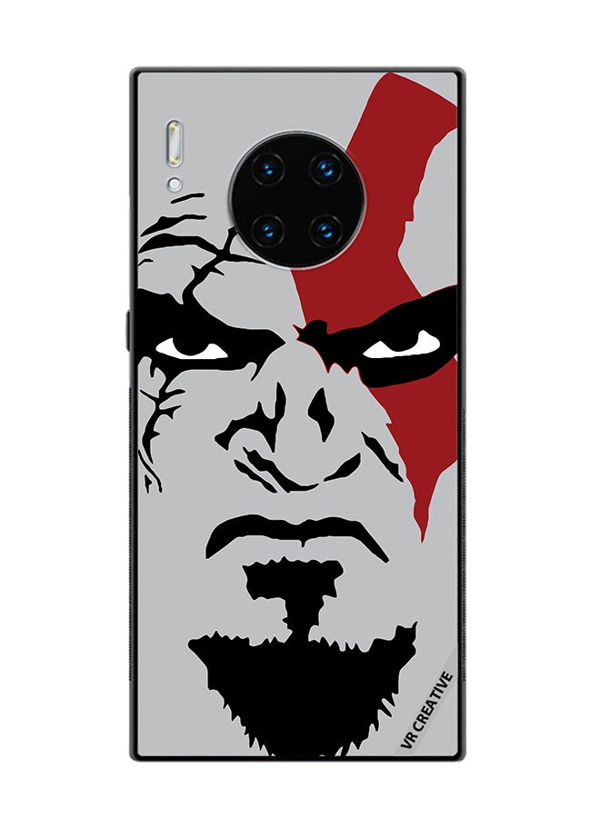 VR CREATIVE Protective Case Cover For Huawei Mate 30 Pro Face God Of War Design Multicolour - Image 1