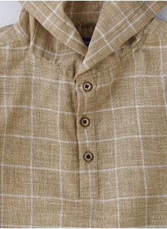 JAM Boys Woven Cotton Hooded Checkered Shirt  - Image 3