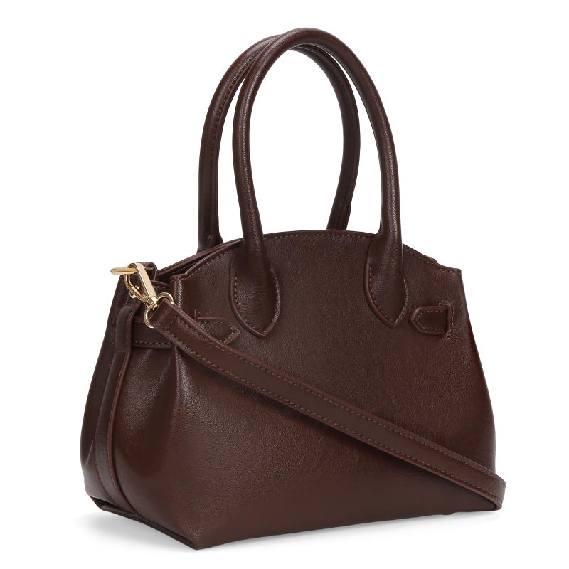 CATSEA Small Top Handle Bag Designer Handbags for Women, Faux Leather Crossbody Bags Vintage Luxury Satchel Purse - Image 1