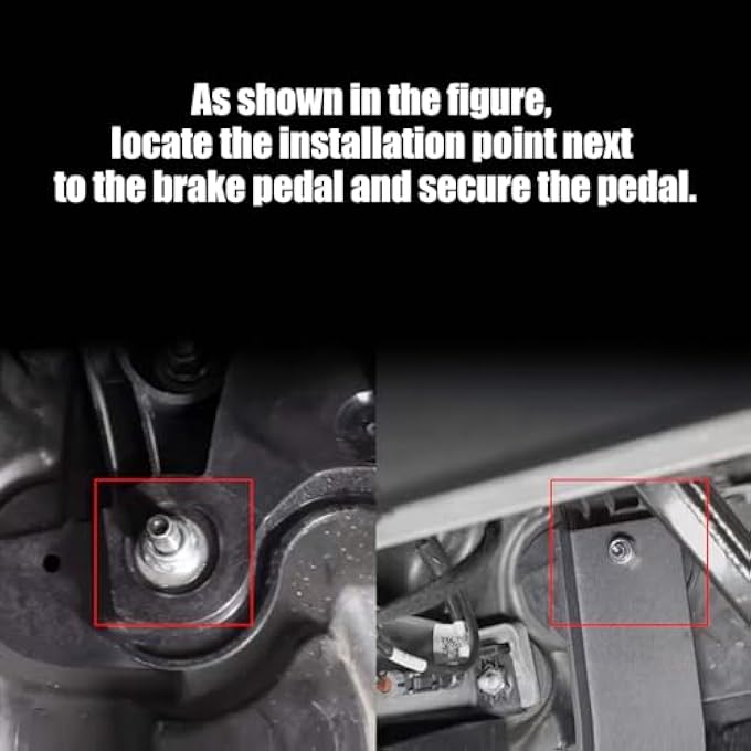 Anti-Slip Dead Pedal Foot Rest Pad compatible with 2018-2022 Jeep Wrangler JL JLU Gladiator JT I Dead Pedal Driver Foot Rest Pad I Adjustable, Thickened, No Drilling Required Left Side Kick Panel - Image 4