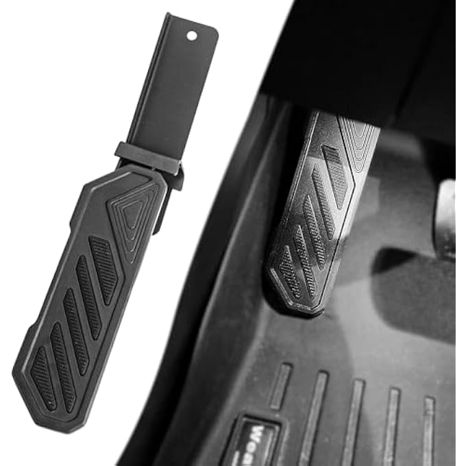 Anti-Slip Dead Pedal Foot Rest Pad compatible with 2018-2022 Jeep Wrangler JL JLU Gladiator JT I Dead Pedal Driver Foot Rest Pad I Adjustable, Thickened, No Drilling Required Left Side Kick Panel - Image 1