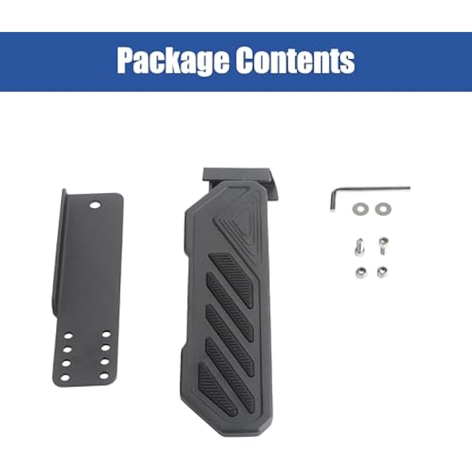 Anti-Slip Dead Pedal Foot Rest Pad compatible with 2018-2022 Jeep Wrangler JL JLU Gladiator JT I Dead Pedal Driver Foot Rest Pad I Adjustable, Thickened, No Drilling Required Left Side Kick Panel - Image 5