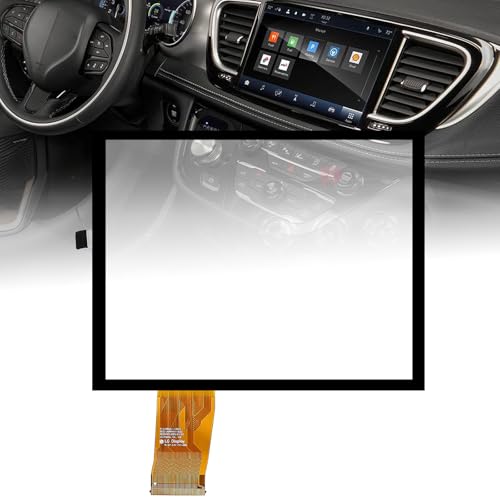 WonVon 8.4" Uconnect Screen Replacement Digitizer Compatible with 2017-2022 Ram 1500 2500 3500 Chrysler Dodge Durango Challenger Grand Cherokee Wrangler Radio Navigation Replace #LA084X01(SL)(01) - Image 1