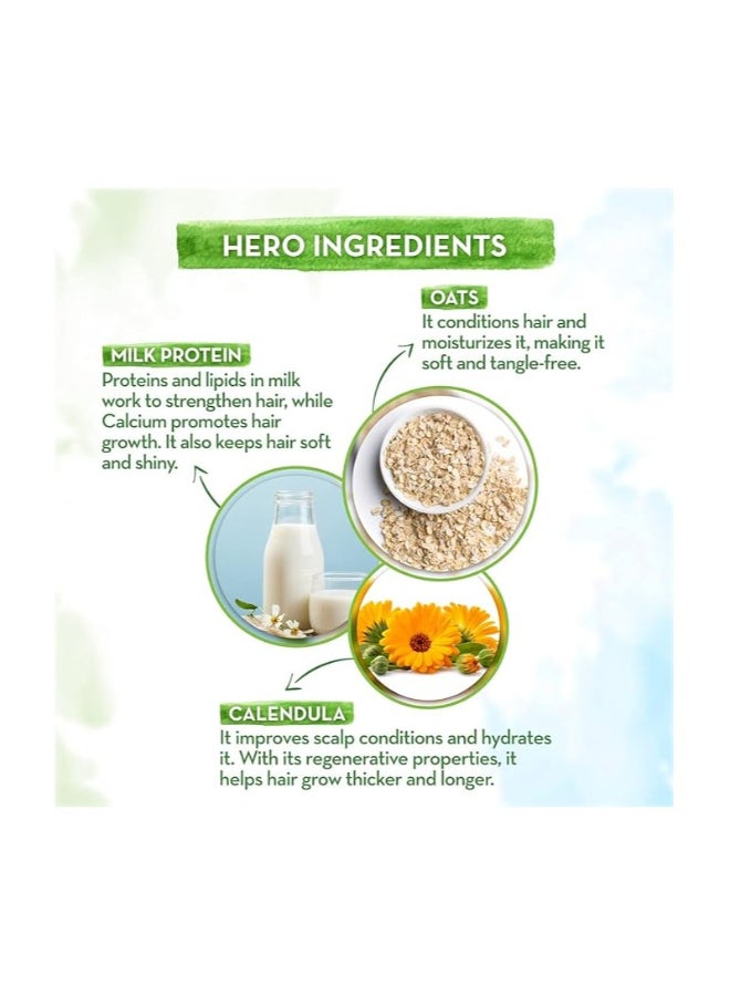 ماما إيرث شامبو ماماريث ميلكي سوفت بالشوفان والحليب والآذريون للأطفال (400 مل) - Image 4