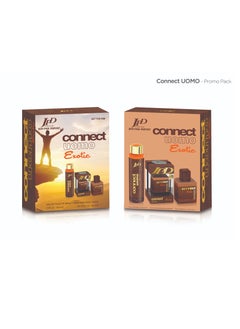 Jean Paul Dupont Connect Uomo Exotic Gift Set Eau de Toilette 100ml + Fragrance Body Spray 200ml For Men  - Image 4