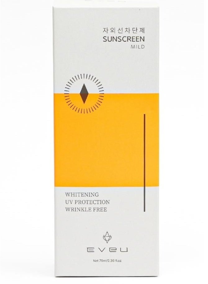 ايفيو واقي الشمس ايفيو الكوري بخلاصة خفيفة - حماية من UVA وUVB بعامل حماية SPF50+/PA+++ - Image 1