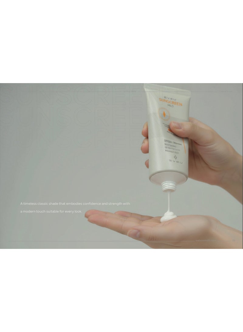 ايفيو واقي الشمس ايفيو الكوري بخلاصة خفيفة - حماية من UVA وUVB بعامل حماية SPF50+/PA+++ - Image 4