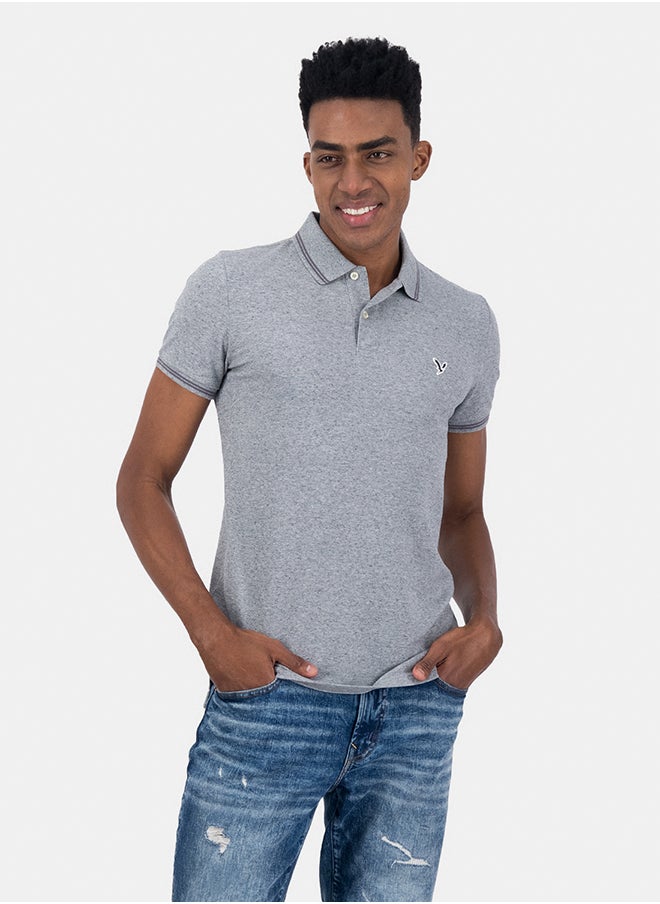امريكان ايجل - Logo Slim Fit Polo - Image 1